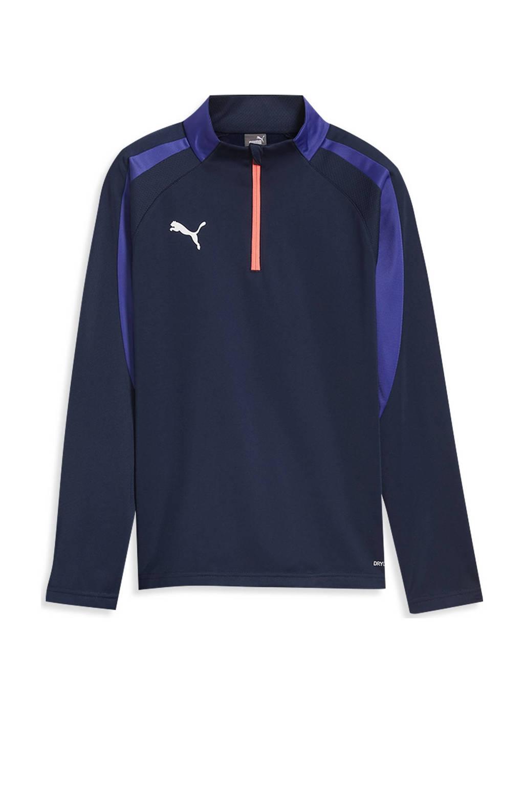 Puma sportshirt donkerblauw/kobaltblauw