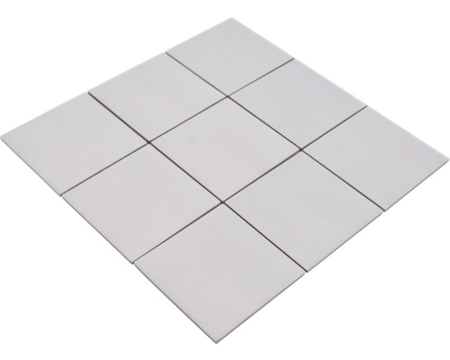Keramisch mozaïek RAT 200 30x30 cm wit mat en slipvast