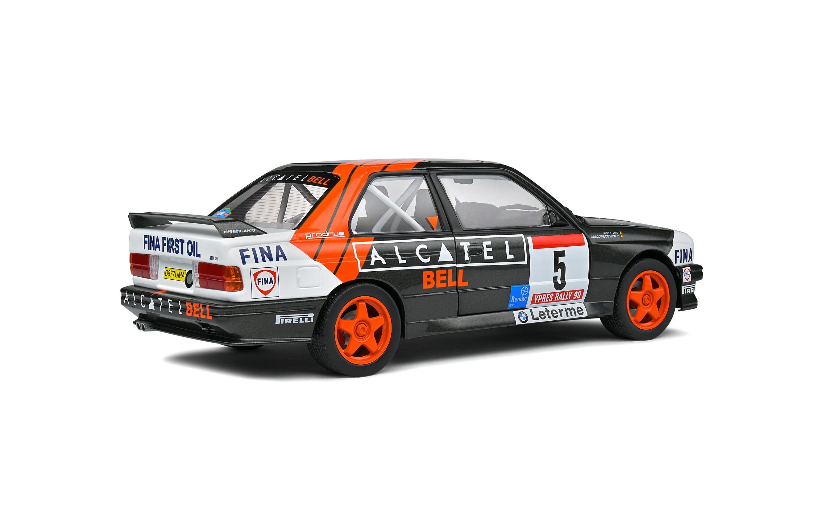 BMW E30 M3 Gr.A Rally Ypres #5, 1990 1:18Detailgetreues Modellauto im Massstab 1:18