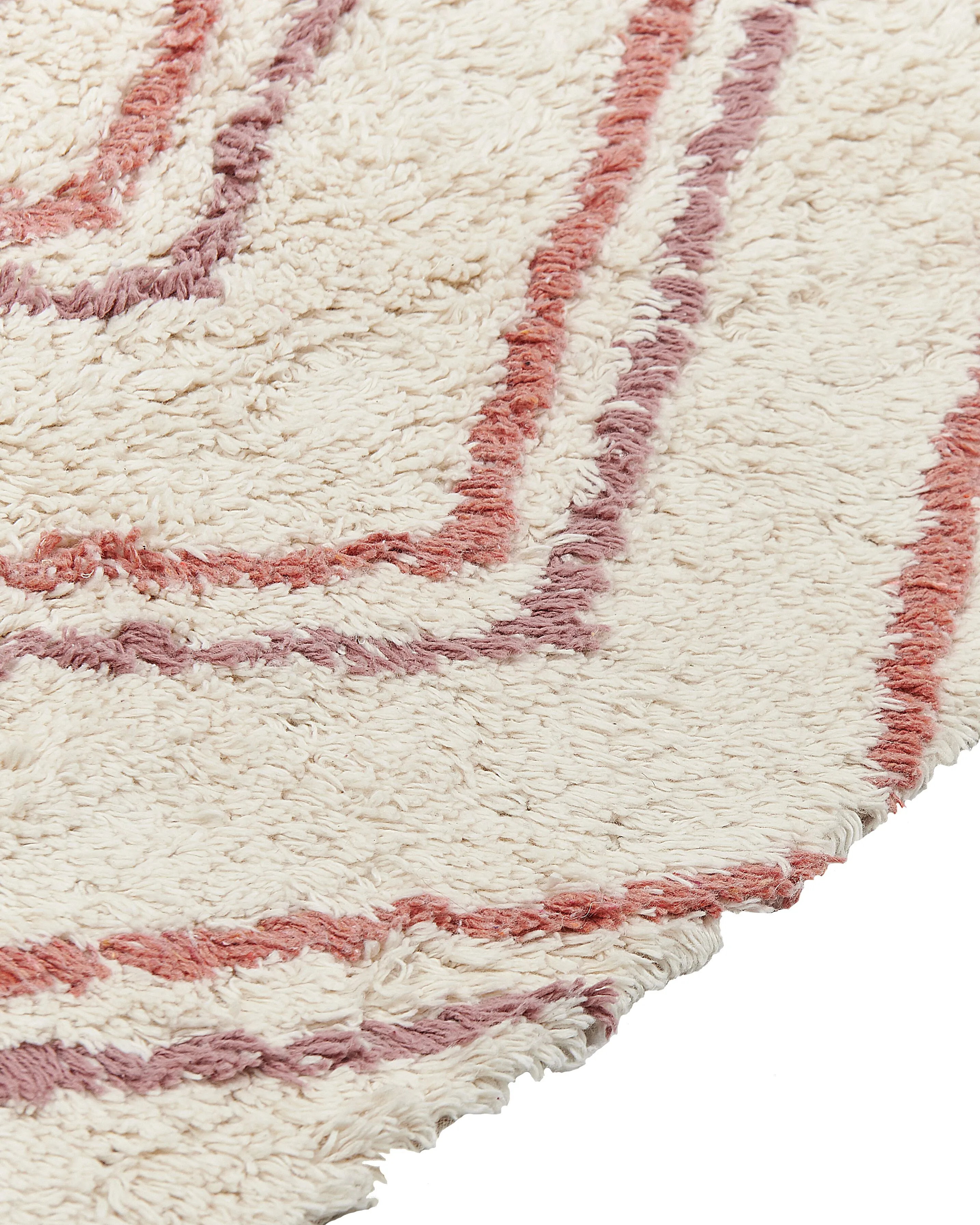 Vloerkleed KASTAMONU Beige 160 x 230 cm Katoen