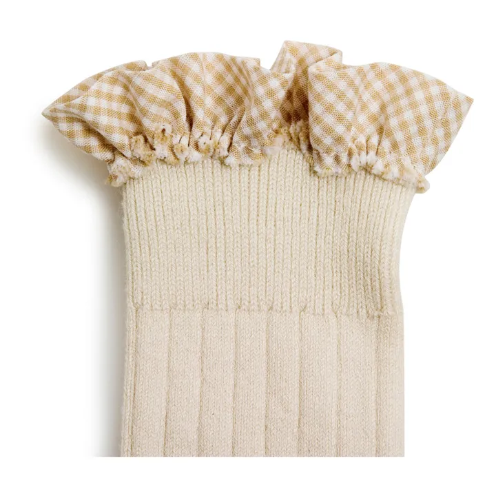 Collégien Chaussettes Apolline | Blanc cassé