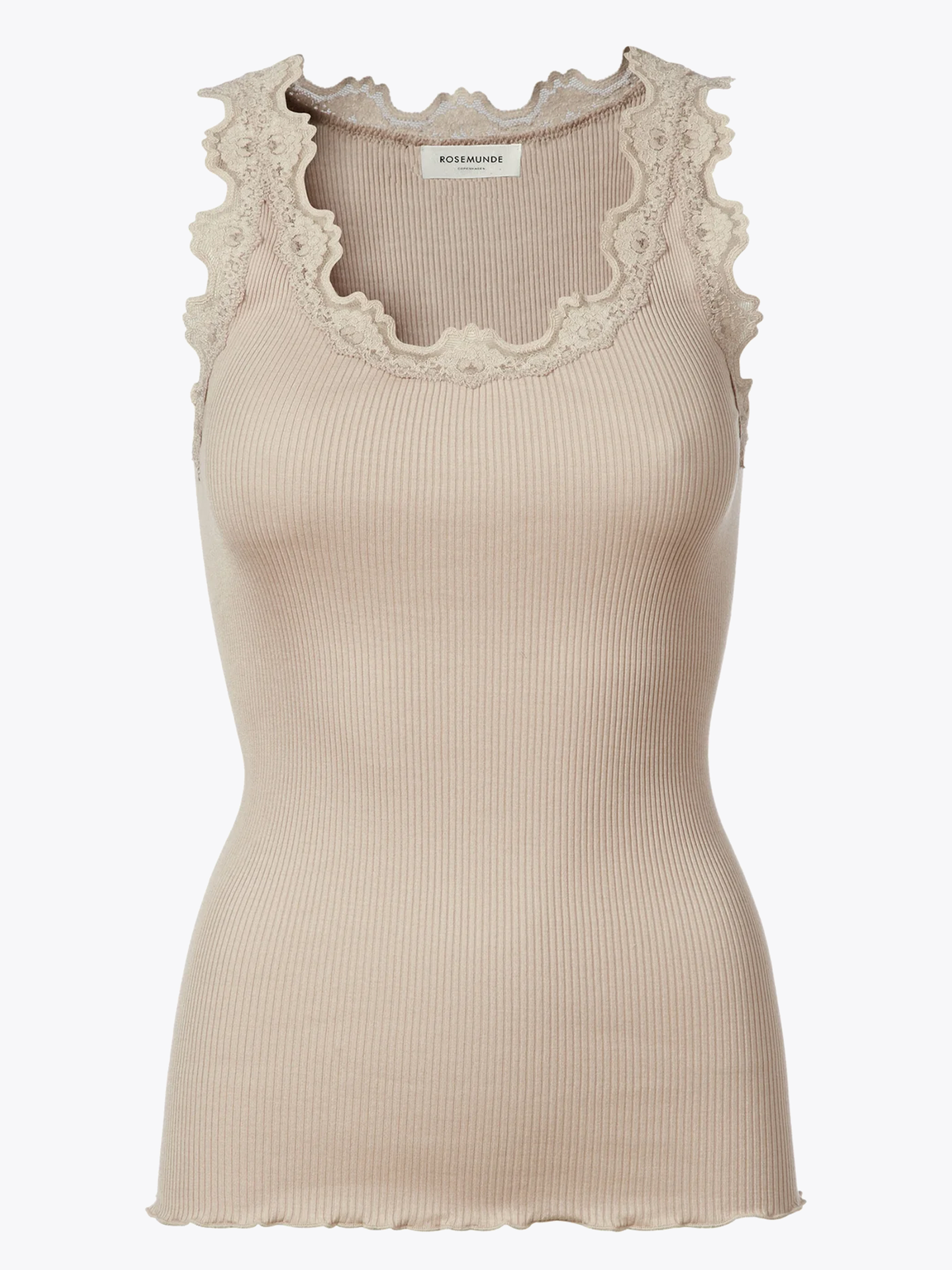 Babette Silk Top With Lace