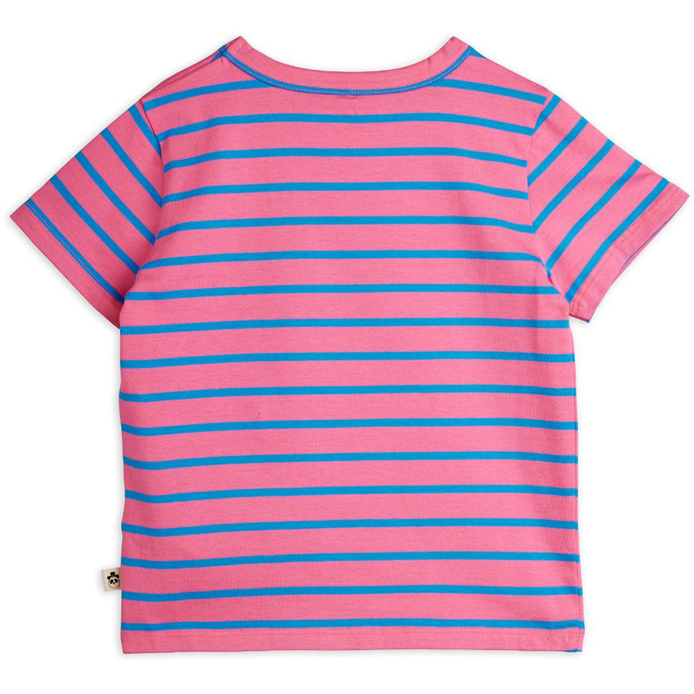 Køb Mini Rodini Pink Stripe Yd Ss Tee