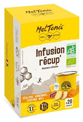 Infusions Récup' Meltonic Réglisse/Gingembre/Curcuma/Miel - 20 sachets