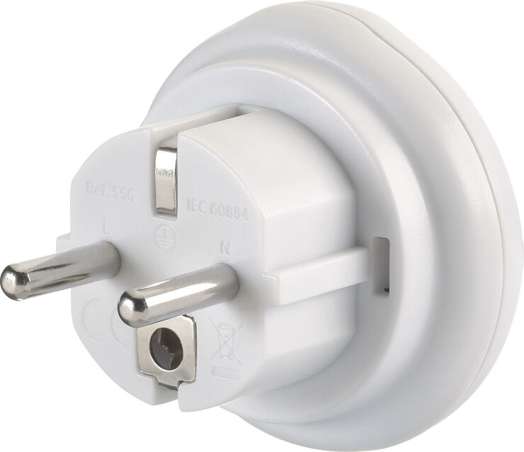 Go Travel USA-EU Adaptor White