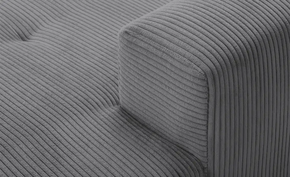 Ecksofa Bern Grau rechts