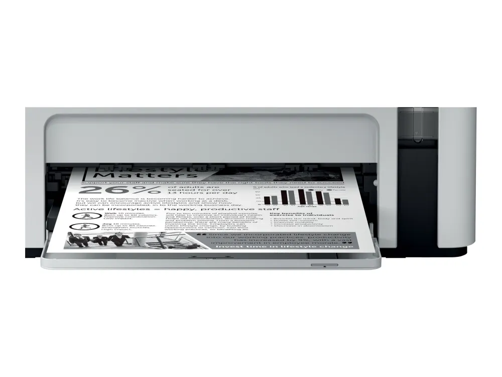Epson EcoTank ET-M1120 - Printer - S/H - blækprinter - kan genopfyldes - A4/Legal - 1440 x 720 dpi - op til 15 spm - kapacitet: 150 ark - USB 2.0