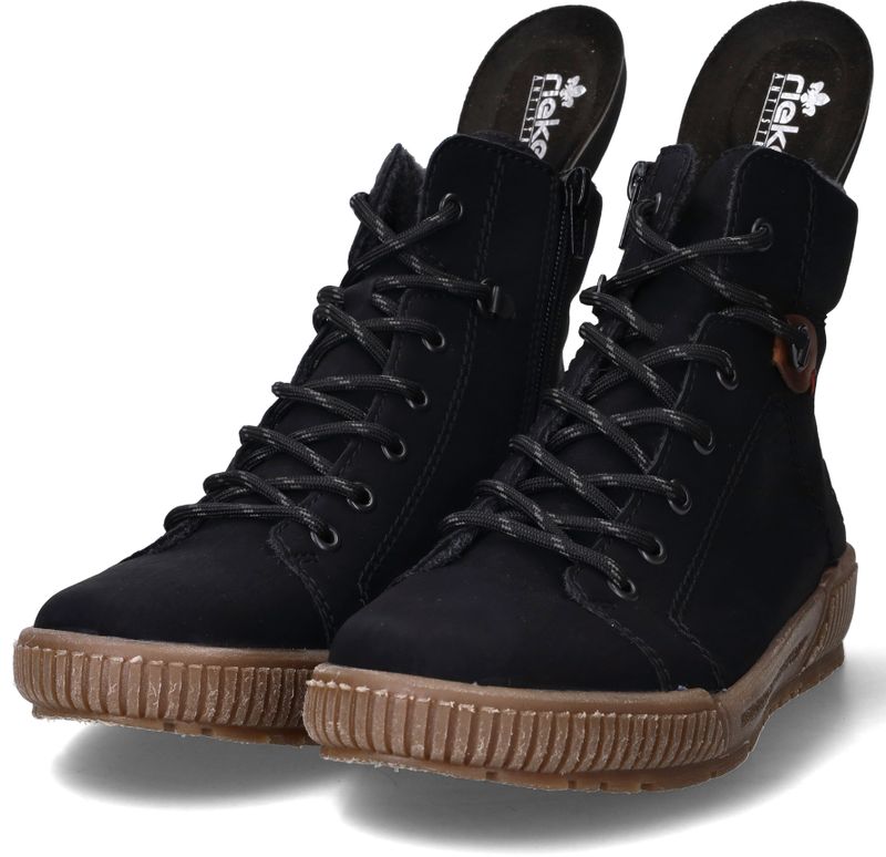 Rieker Veterschoenen Zwart Dames