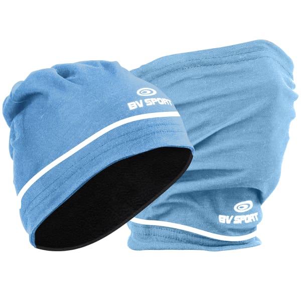 Bonnet running BV SPORT BONNET MULTIFONCTION BLEU/BLANC