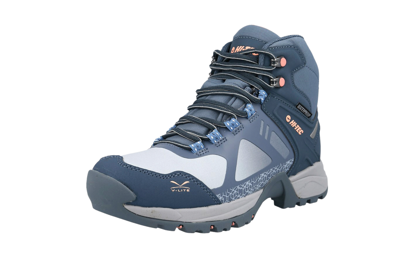 Hi-Tec V-Lite Psych WP Damen Wanderstiefel turquoise/blue/pink