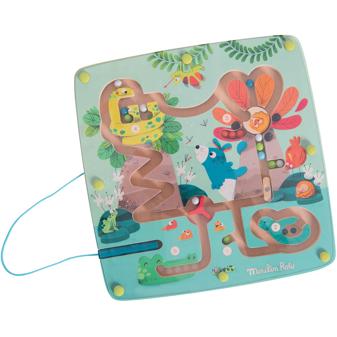 Moulin roty magnetisch doolhof dans la jungle