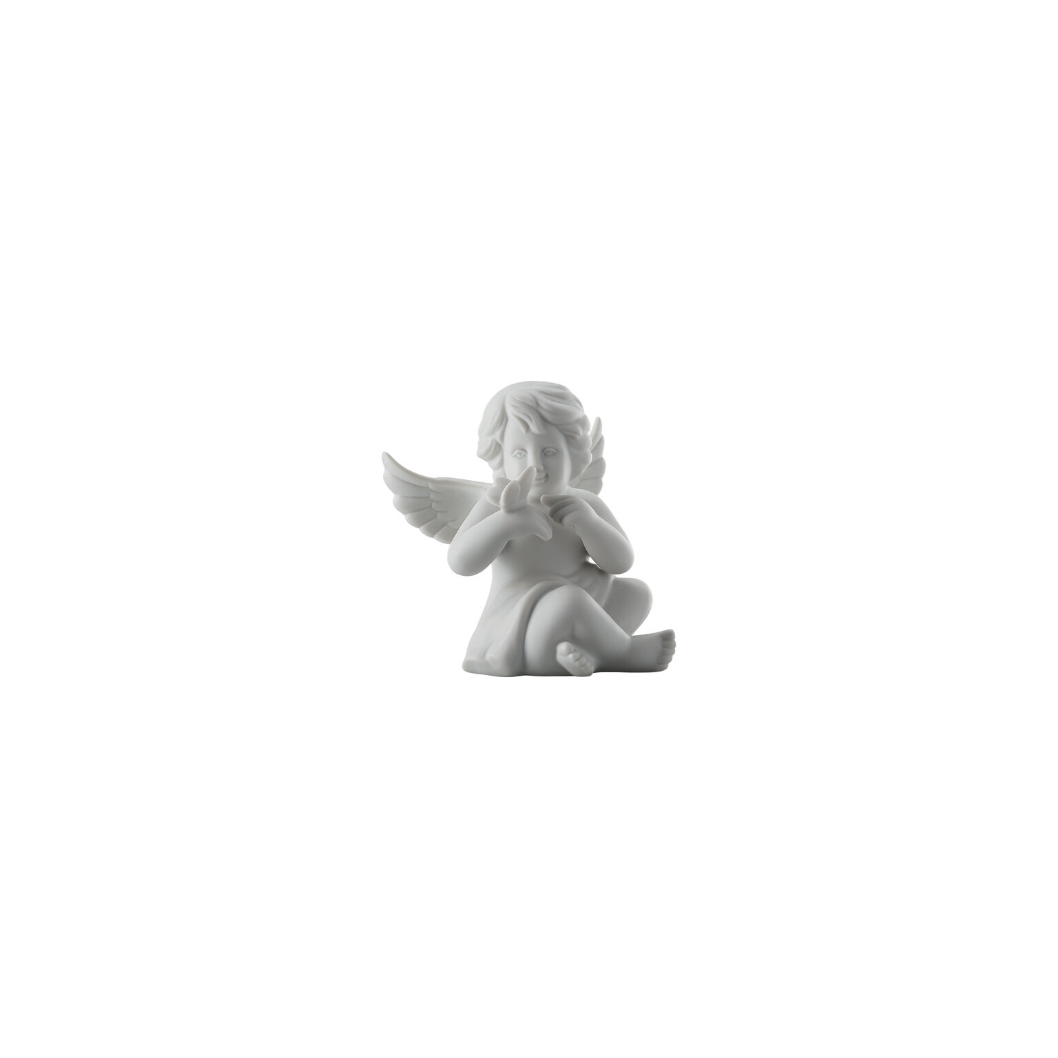 Angels Weiss matt Engel mit Schmetterling