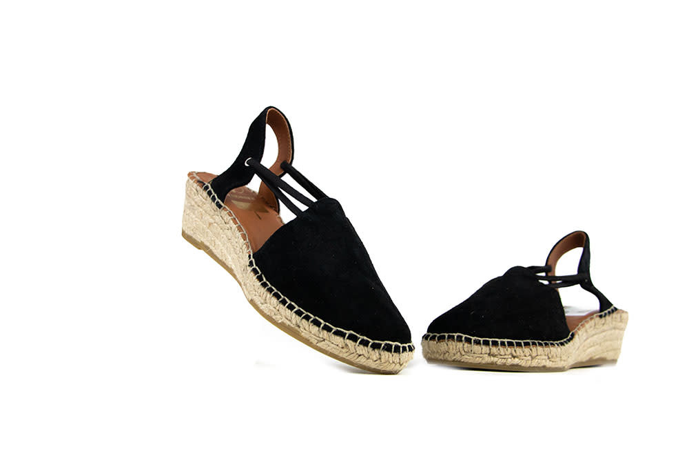 Viguera Espadrille Vitelo Negro
