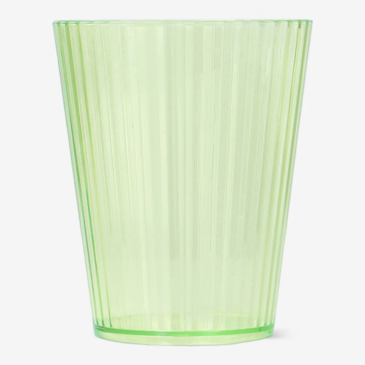Grønt drikkeglas af plast