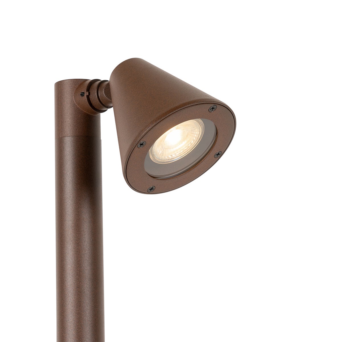 Moderne buitenpaal, roestbruin, 100 cm, IP44, verstelbaar - Ciara