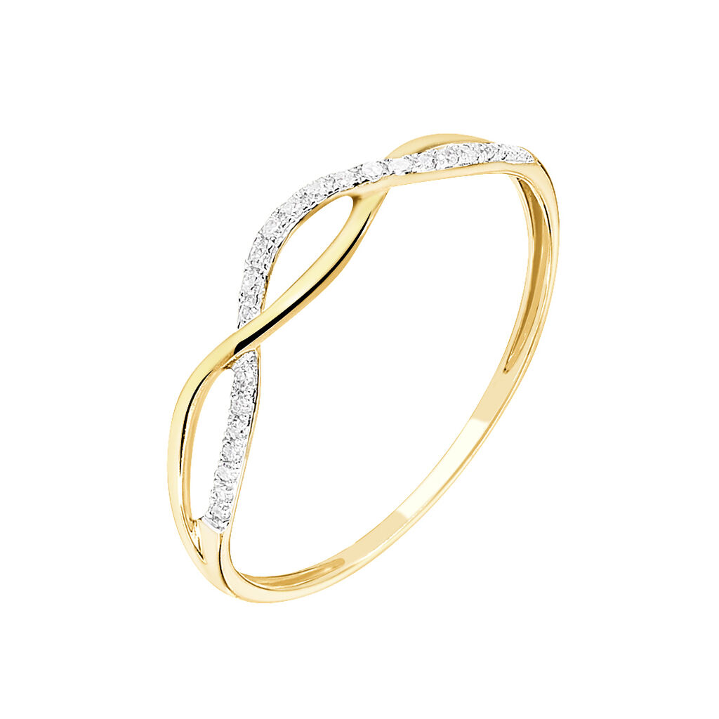 Bague Nucia Or Jaune Diamant