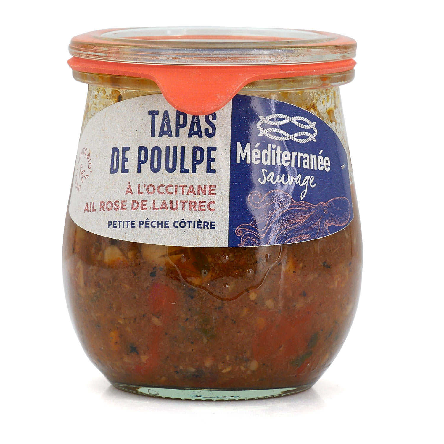 Tapas de poulpe à l'Occitane, à l'Ail Rose de Lautrec IGP