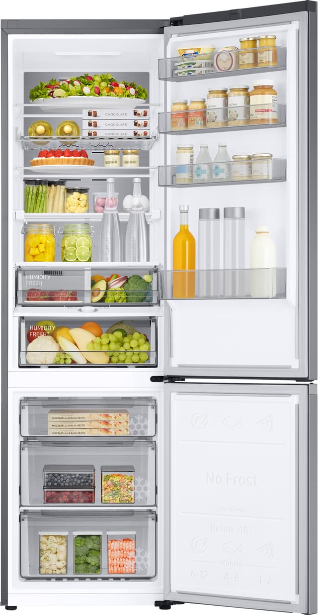 Samsung køle-fryseskab RB38C7AGWS9/EF (rustfri stål)