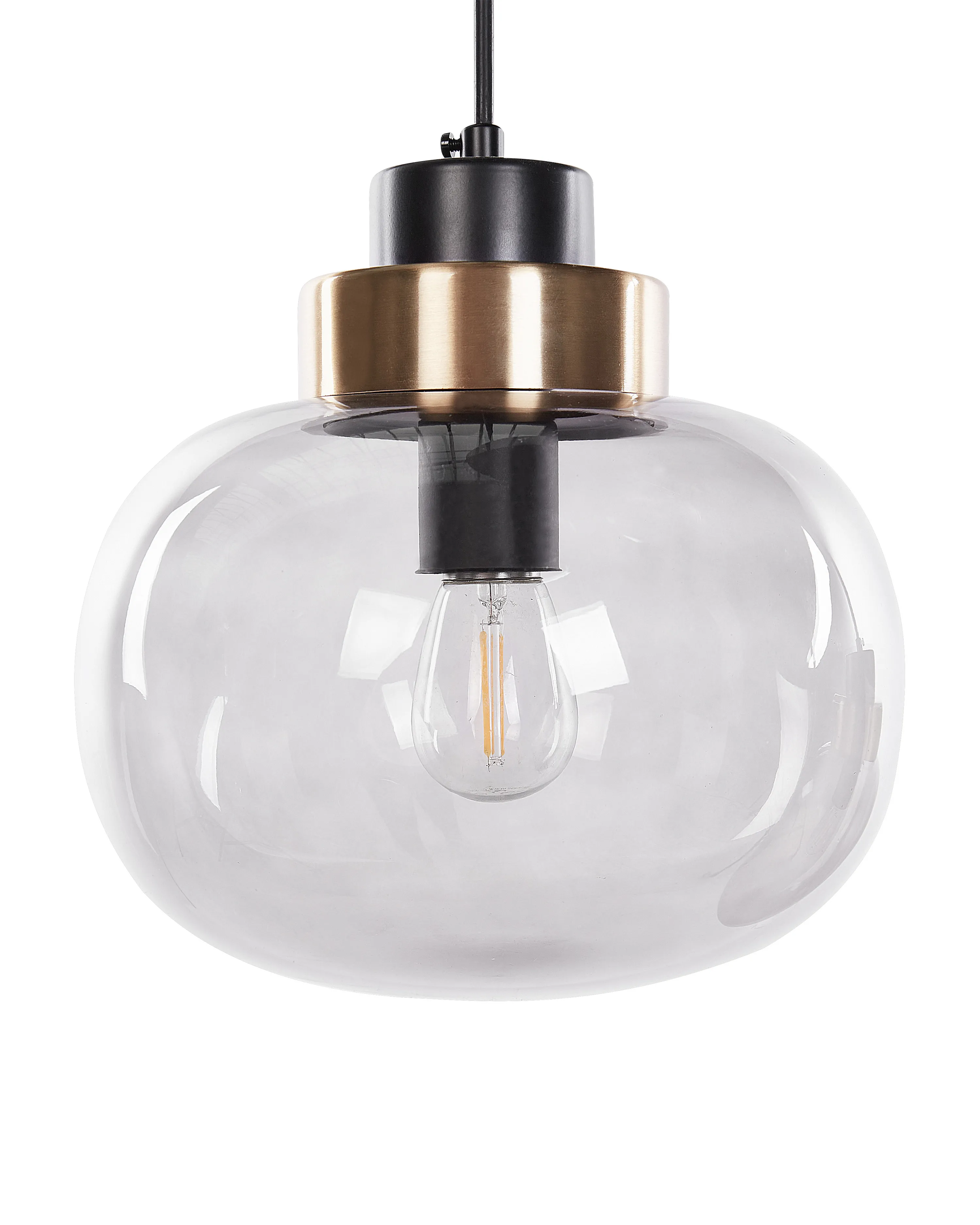 Hanglamp ZAYANDE Glas Lichtgrijs
