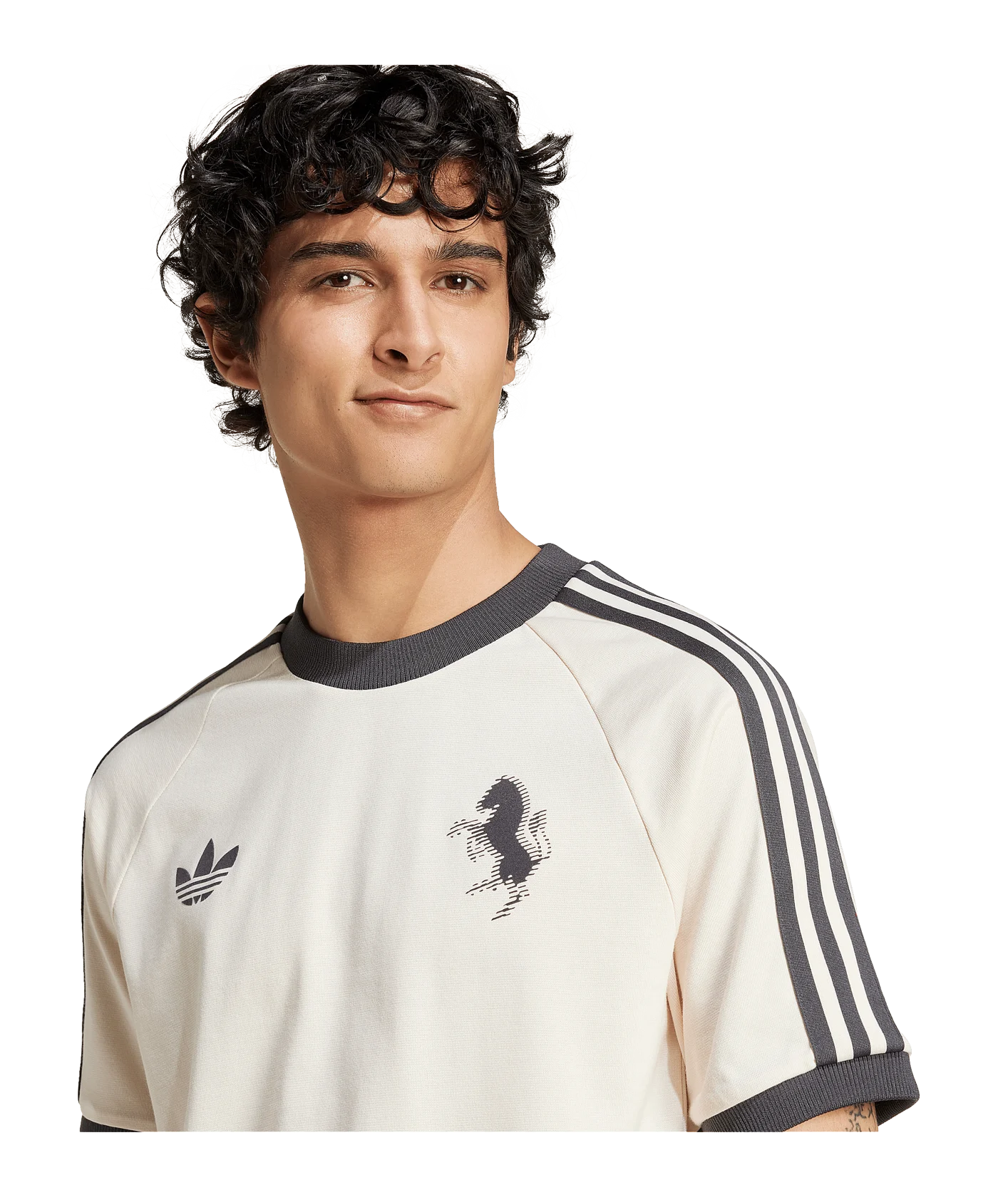 adidas Originals Juventus Turin 3S T-Shirt Weiss