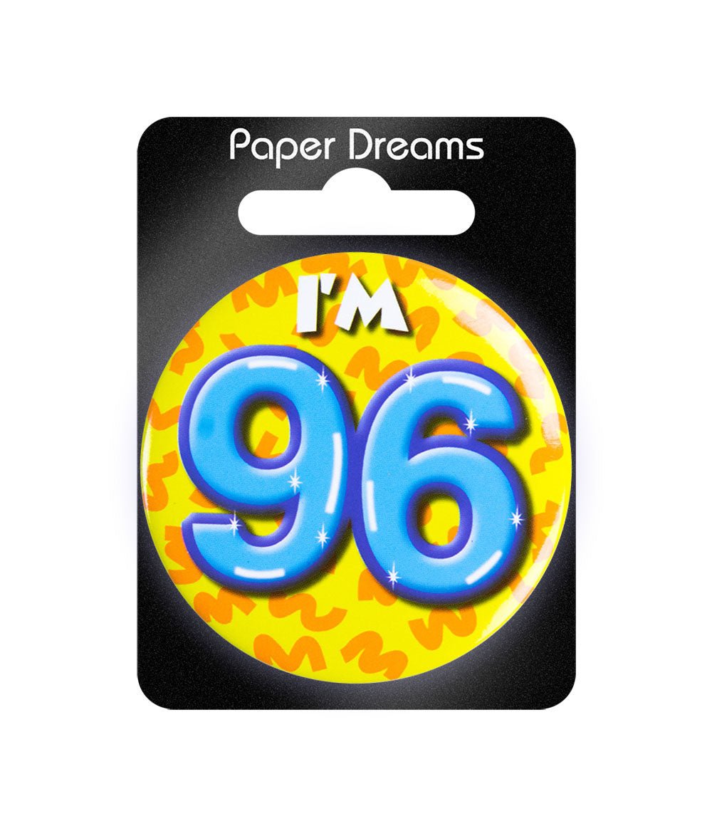 I'm 96 Button 96 Jaar 5,5cm