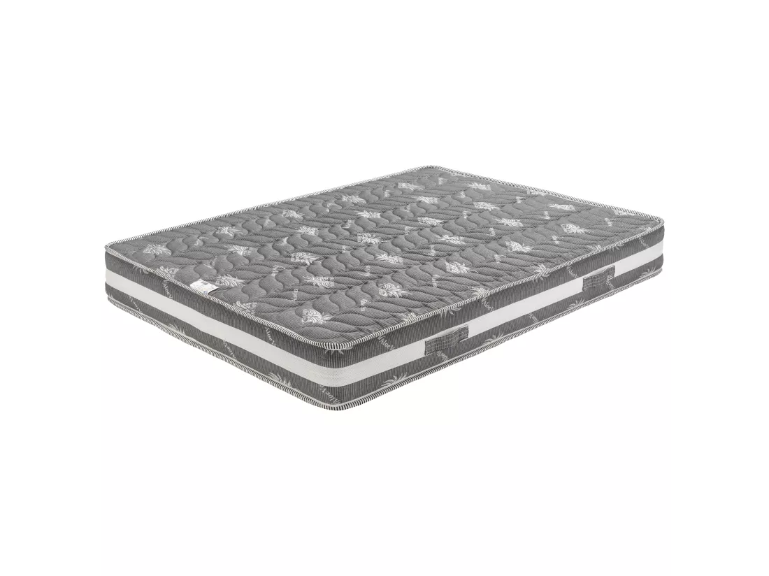 Matelas 180x200 x 22 cm + Oreiller Mémoire + Alèse - Très Ferme - Face Hiver Laine - ame rembourrage 100 % polesther -