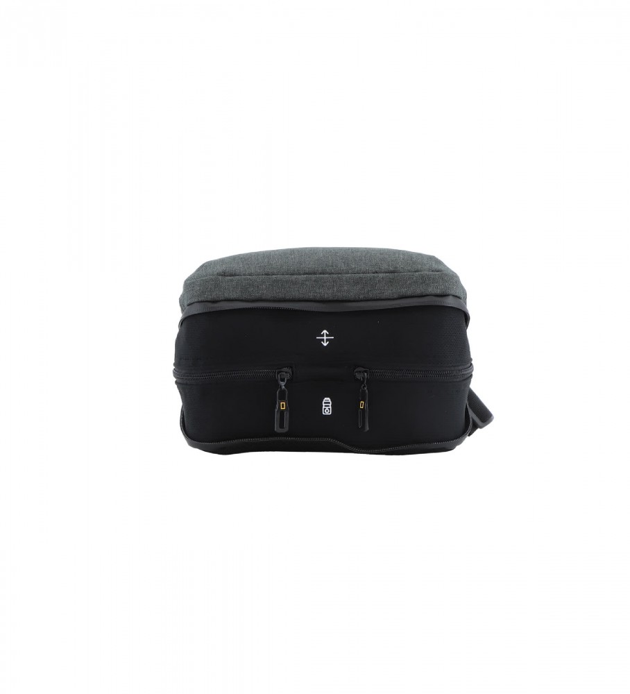 Bolsa de cintura expansível da National Geographic, cinza, 24 cm de largura x 6,5 cm de profundidade x 15 cm de altura