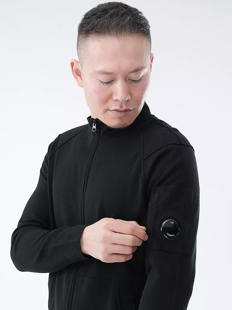CP COMPANY Strickjacke schwarz