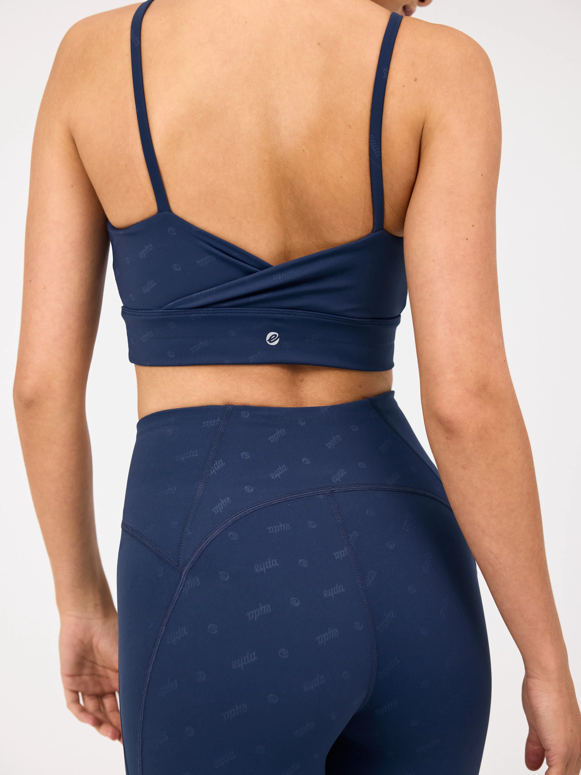 Eyda Kaylee Sports Bra Logo Night Sky