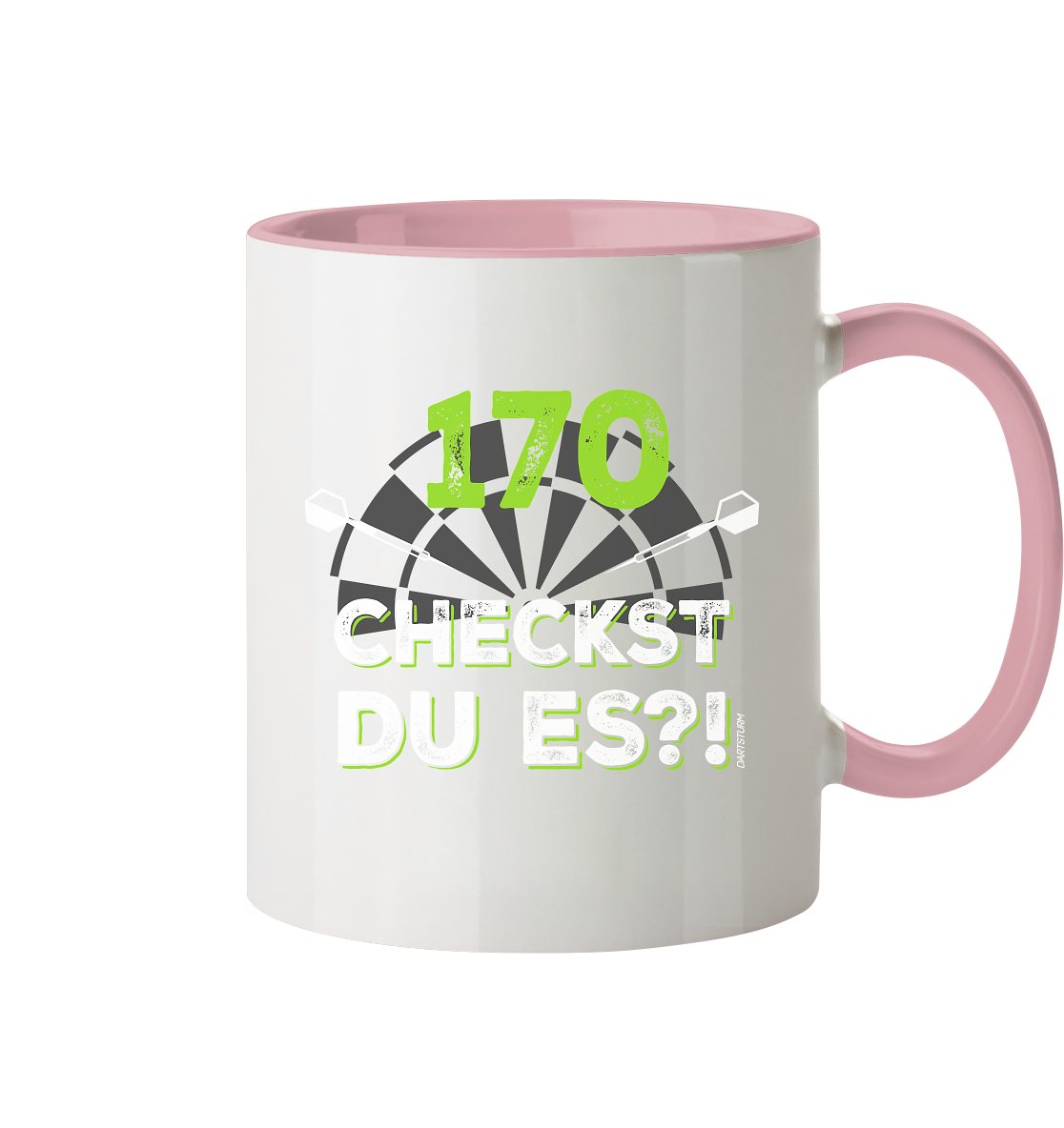 DartSturm - 170 Checkst du es - Tasse zweifarbig