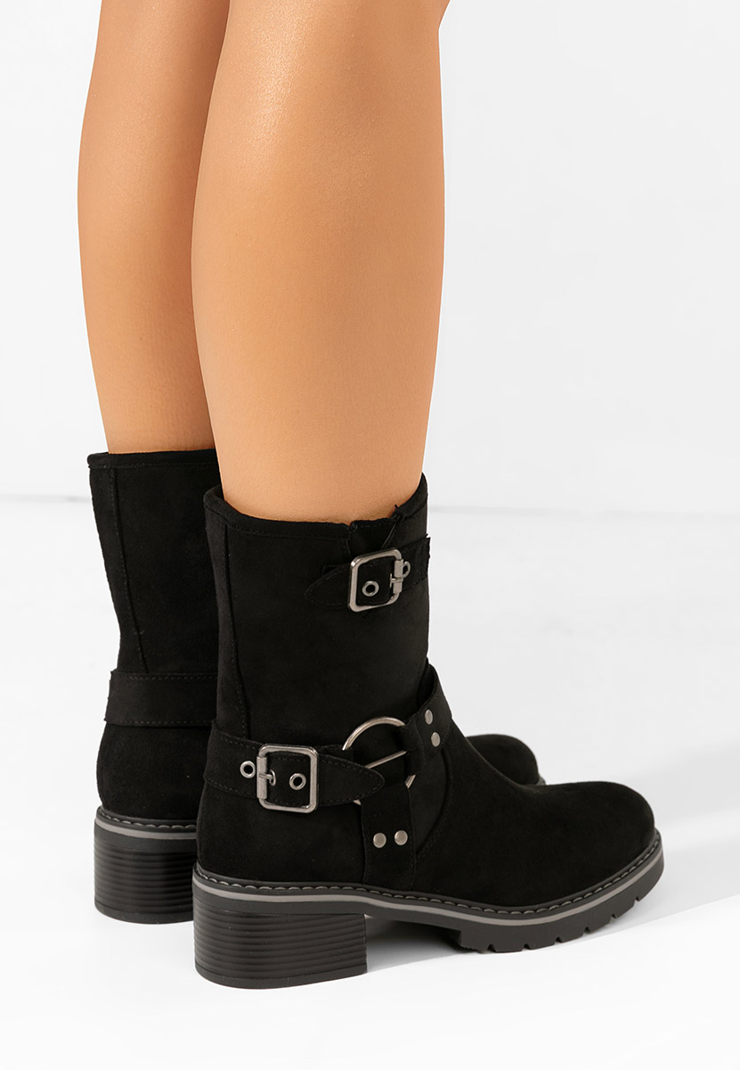 Bottines à talon noires Gleira