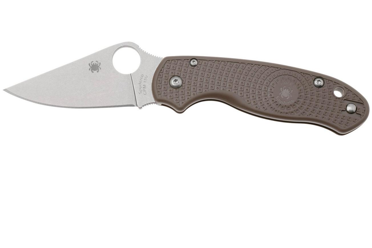 Spyderco Para 3 Lightweight CPM15V C223PBN15V Brown, Sprint Run 2024 zakmes
