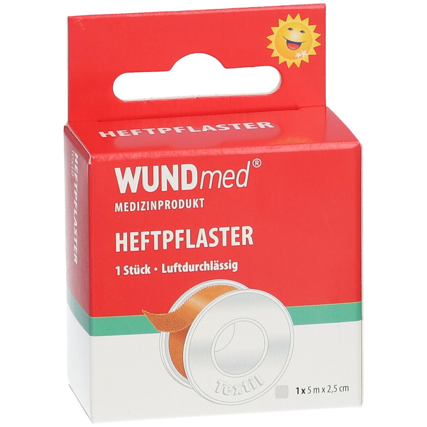 WUNDmed® Heftpflaster 5 m x 2,5 cm