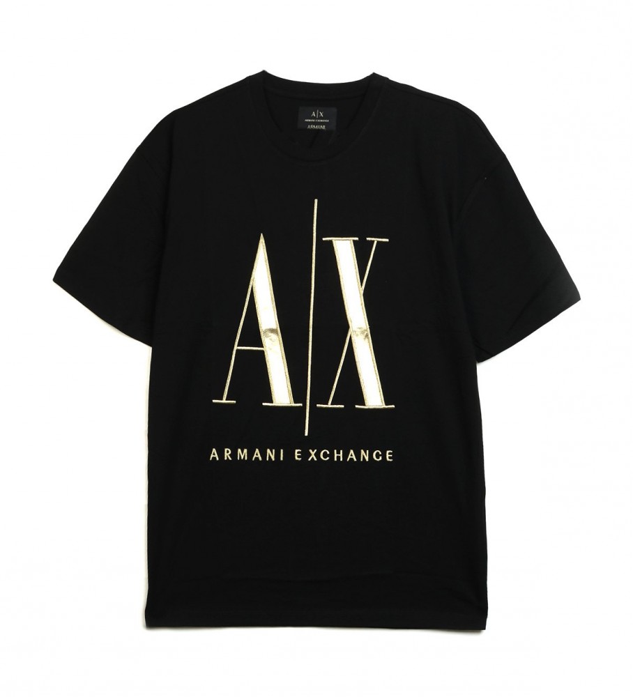 Camiseta Armani Exchange Icon, preta
