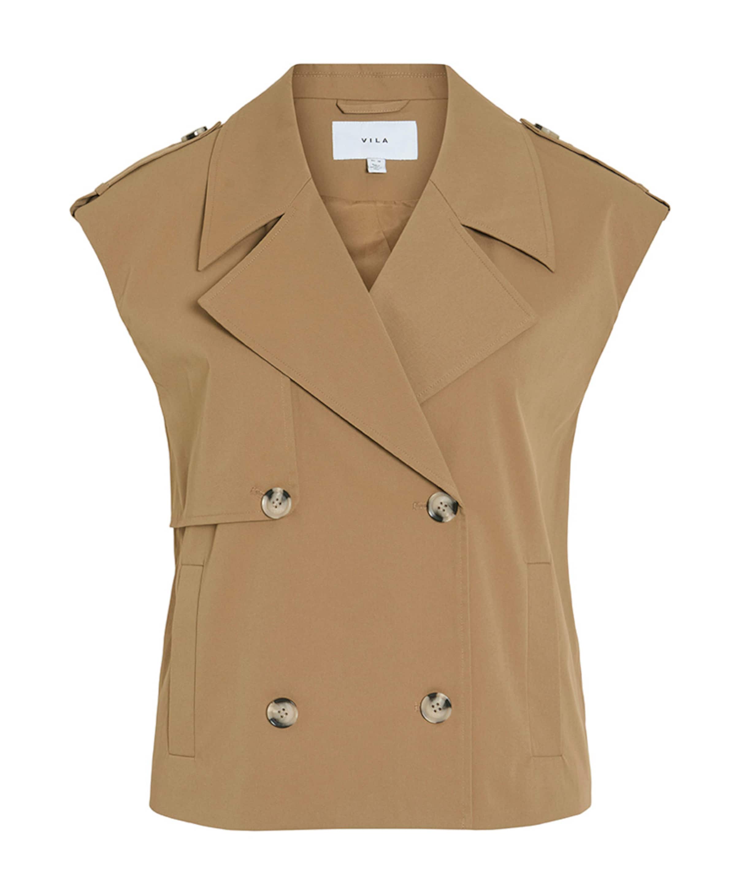 Vila Dames gilet beige
