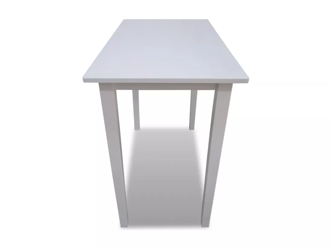 Table de bar en bois Blanc