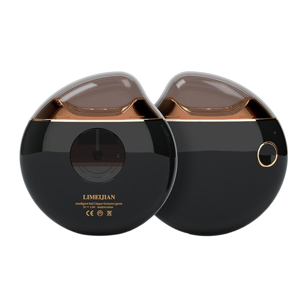 Nagelfeile Elektrischer Nageltrimmer Formfeile für die Maniküre / Pediküre - Schwarz / Roségold