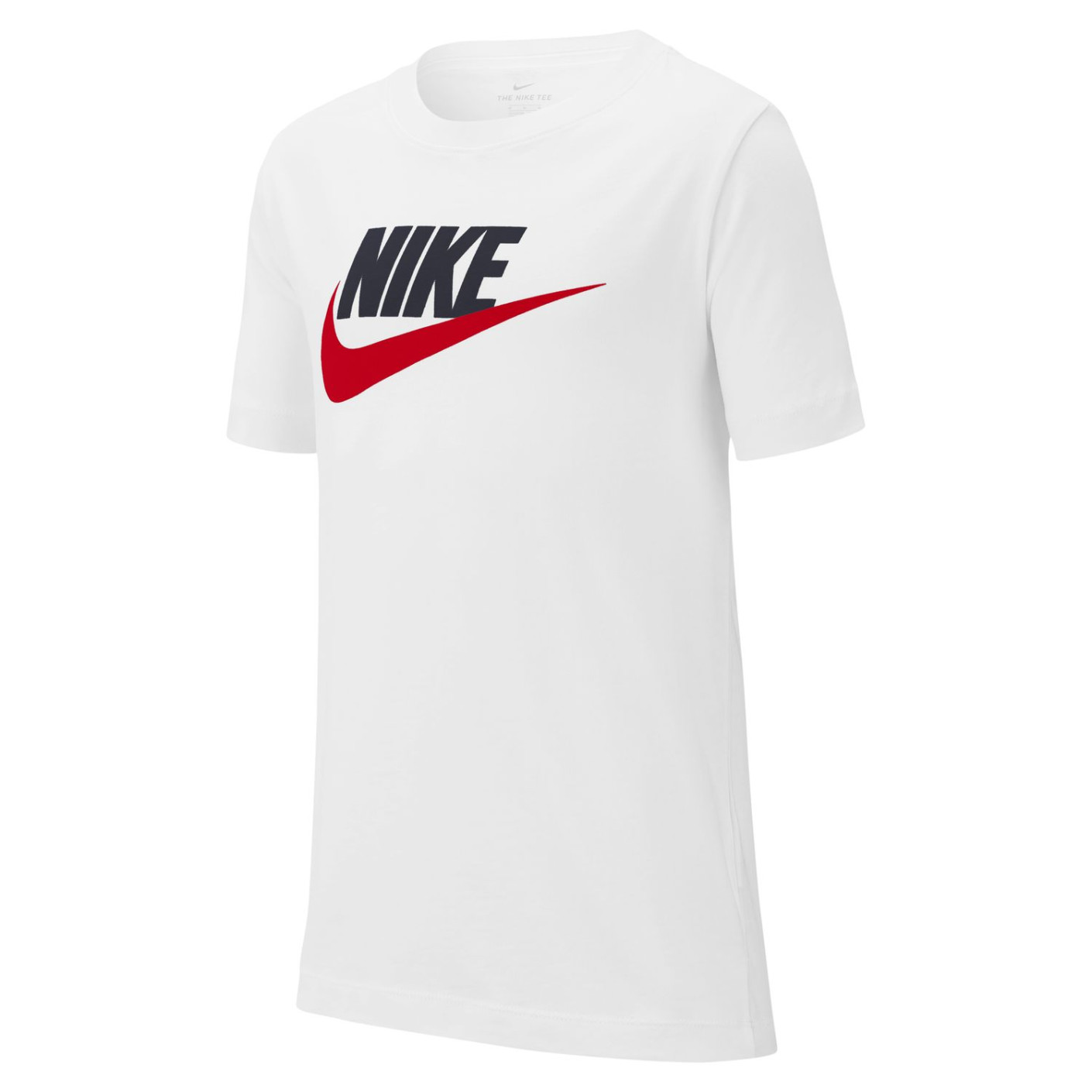 Nike Sportswear Logo T-Shirt Kids Wit Zwart Rood