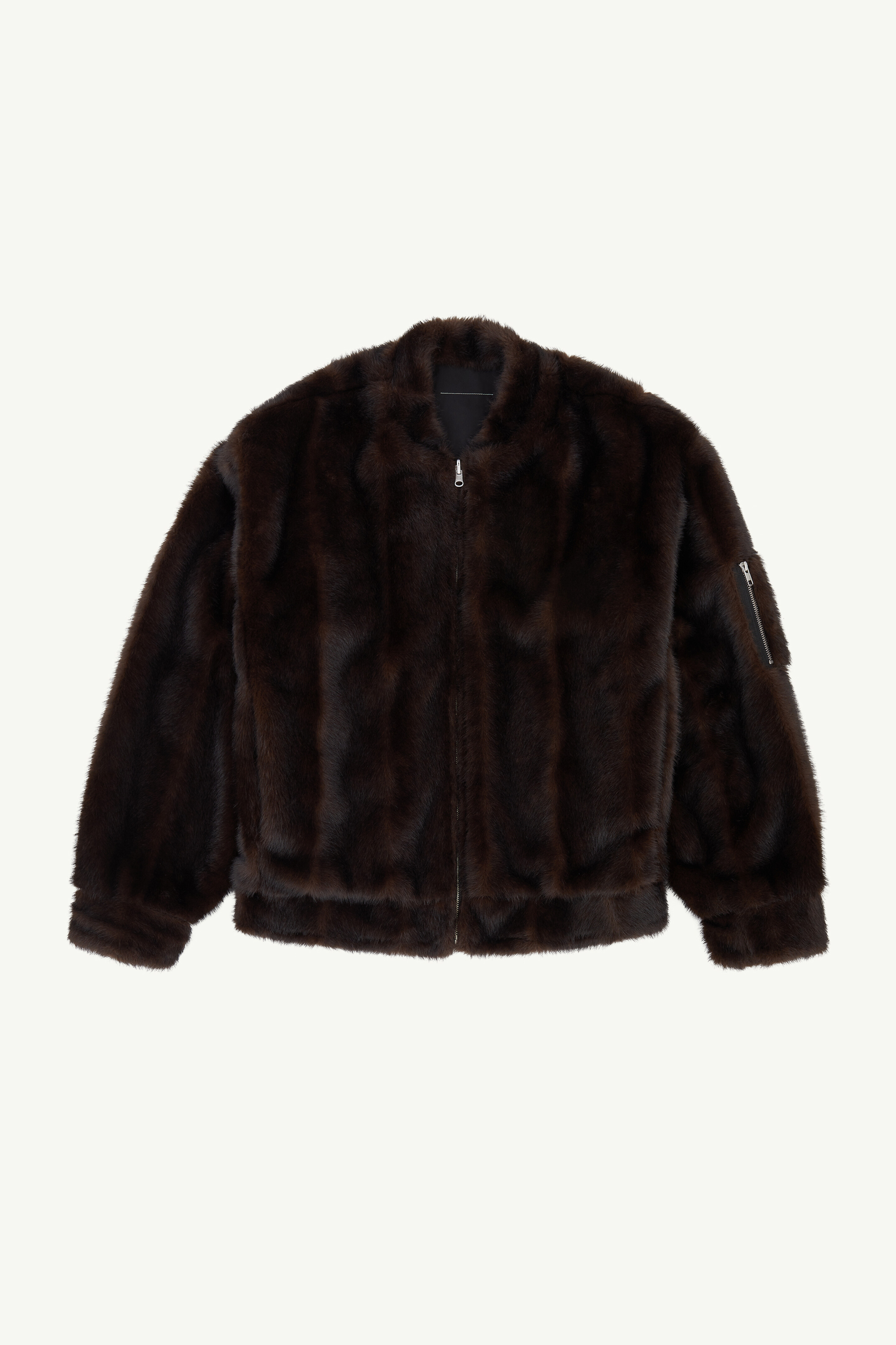 Veste bomber décontractée pour homme | MM6 Brun