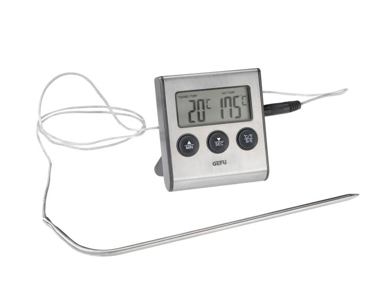 GEFU Fleischthermometer mit Timer Bratenthermometer mit Timer
