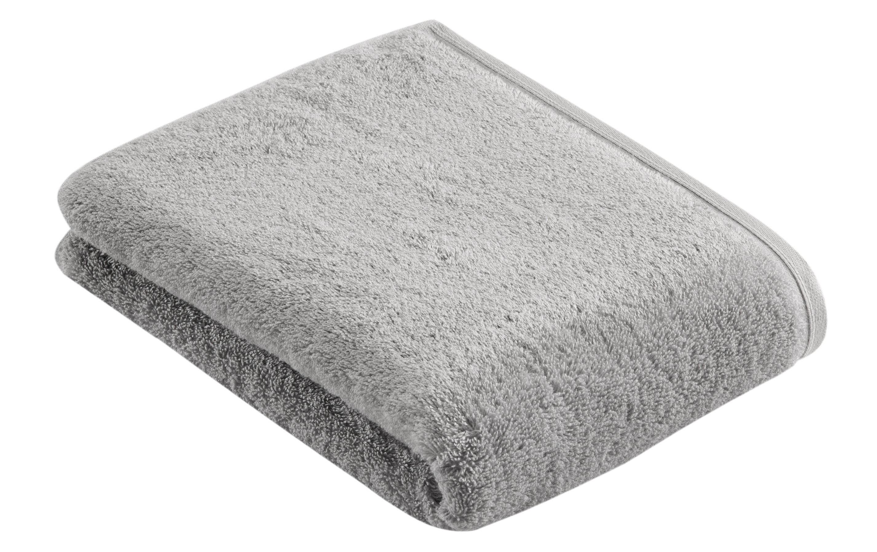 Duschtuch Vegan Life Shadow 67 x 140 cm, HellgrauDuschtuch, Vossen, 100% Supersoft Baumwolle