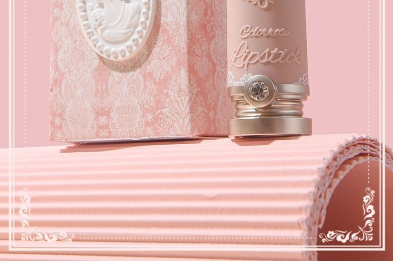 COLORROSE - Kanten reliëf westerse antieke spiegel lippenstift - 5 kleuren