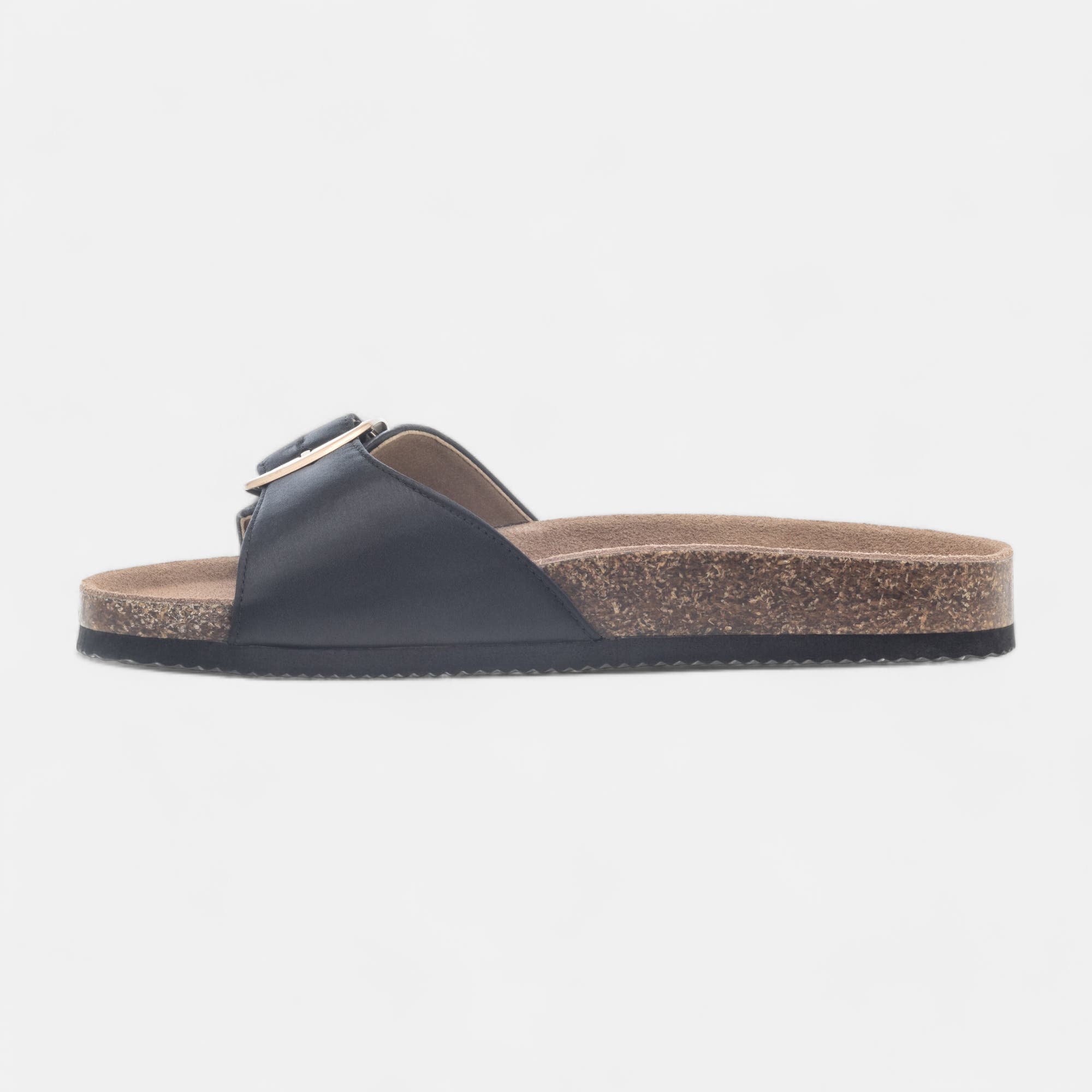 Mules semelle liège Femme noir