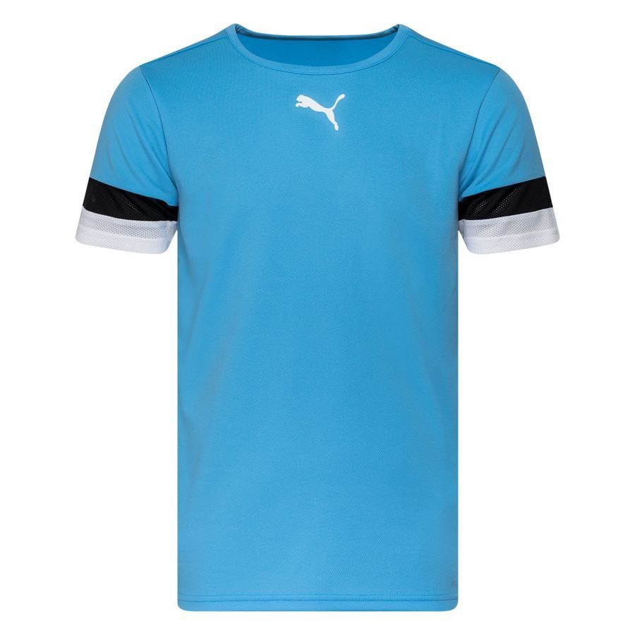 PUMA Maillot teamRISE - Bleu Clair/Noir/Blanc
