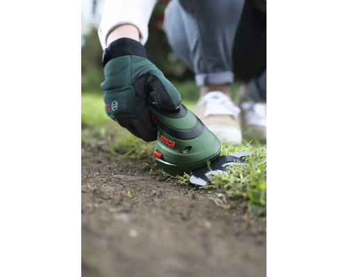 BOSCH Isio III accu gras-/buxusschaar inclusief grasschaarblad en tuinschaar
