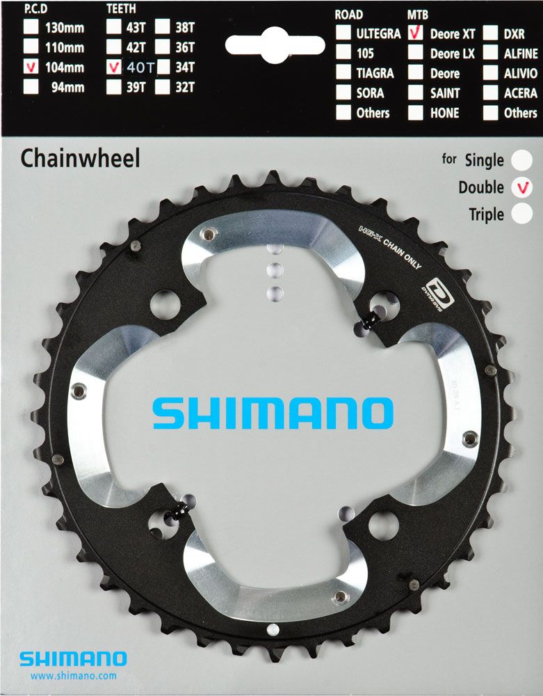 Shimano Kettenblatt XT FC-M785 40 Zähne