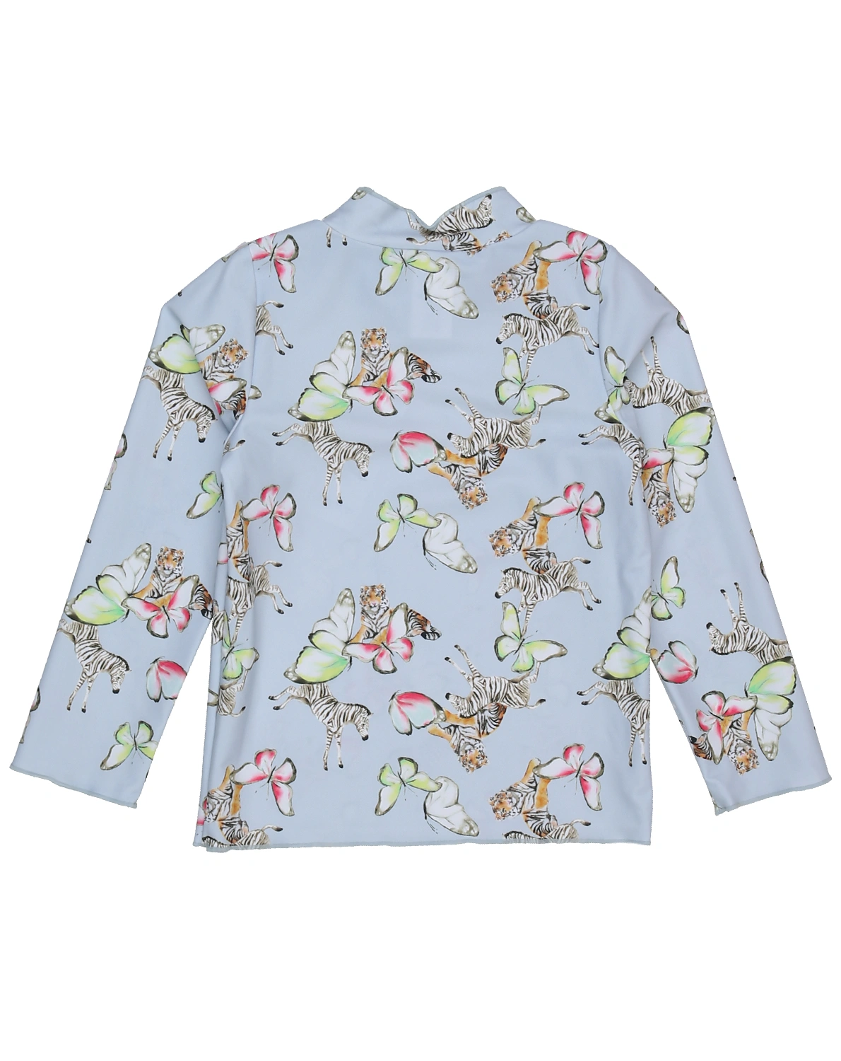 Langarm-Schwimmshirt ANIMALS in ballad blue