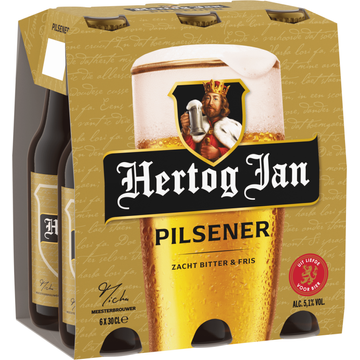 Hertog Jan Pilsener Bier Flessen 6 x 30 cl