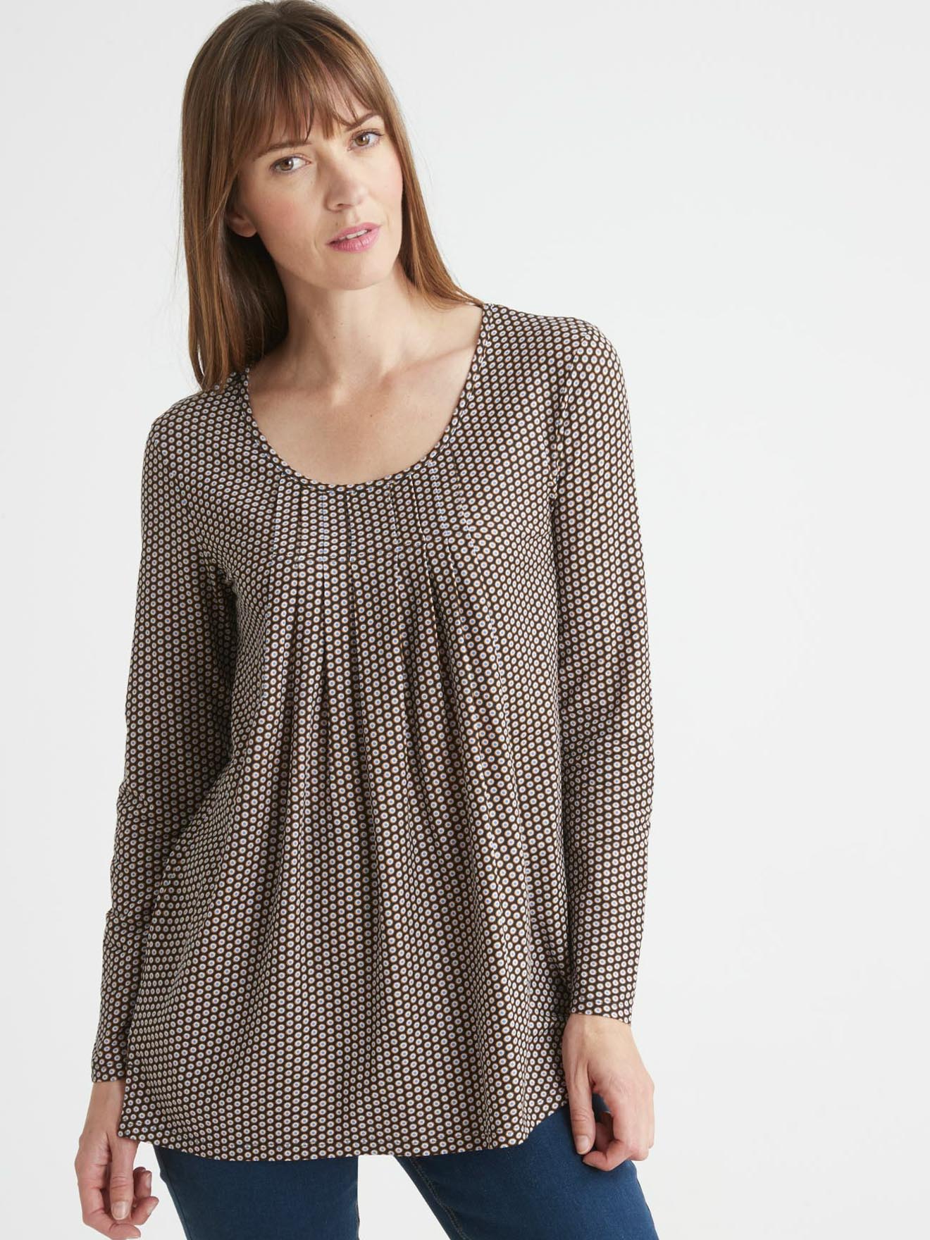 Tee-shirt tunique manches longues