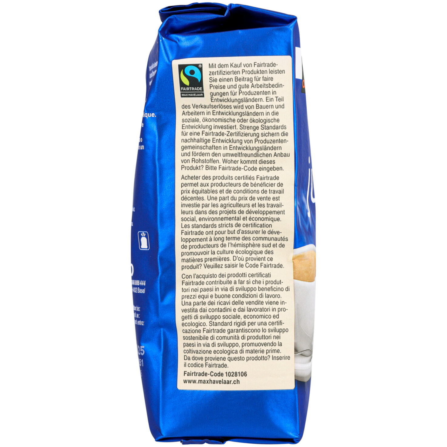 Jubilor Decaf Bohnenkaffee gemahlen koffeinfrei